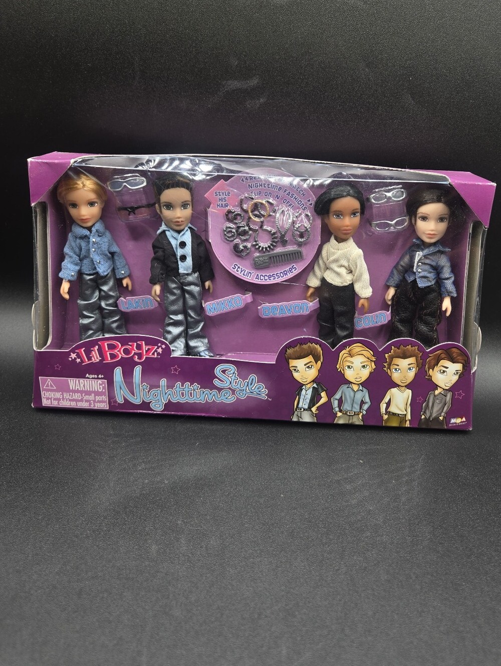 2004 Bratz Lil Boyz Nighttime Style Doll Set